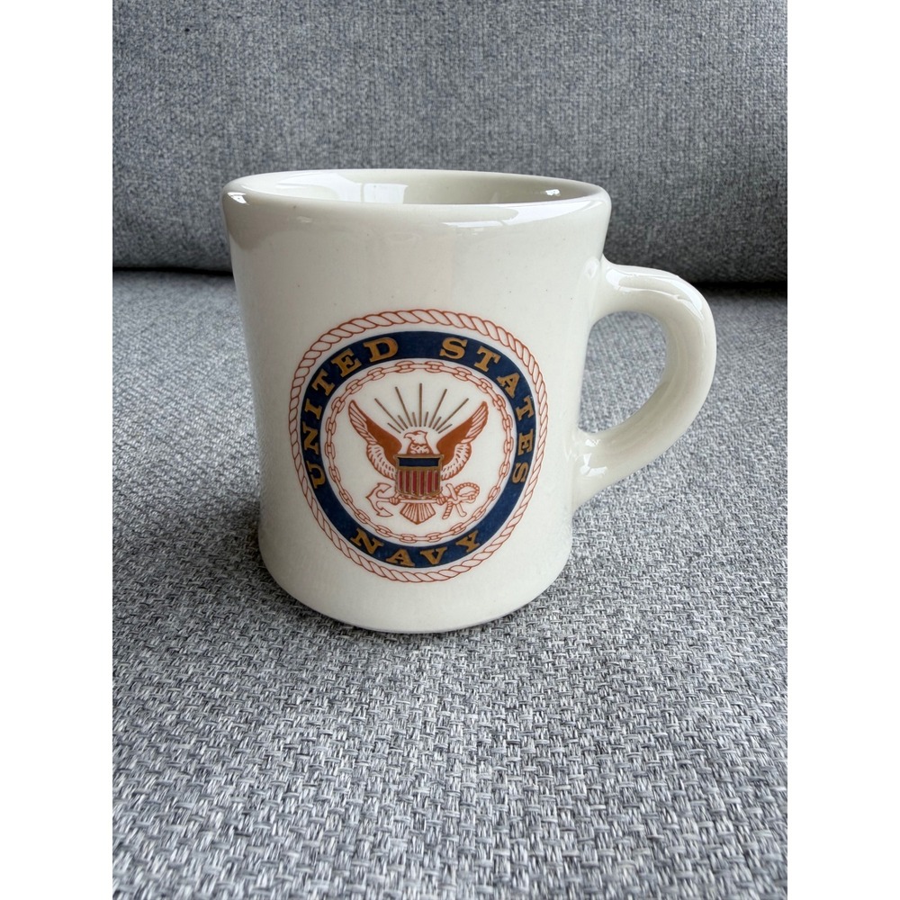 Victor Coffee Mug Unisex OS Cream Excellent US Navy Personalized Rick Diner Mug